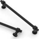 Asidrama 10 Pack 10 Inch(254mm) Matte Black Kitchen Cabinet Handles, Cabinet Pulls Kitchen Cabinet Hardware for Cupboard Drawer Pulls