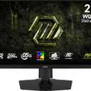msi MAG 274QPF E20 27-inch 2560 x 1440 (WQHD) Gaming Monitor, 200Hz, AMD Adaptive Sync, HDR Ready, HDMI, VGA Port, VESA Mountable, Tilt, 4-Side Slim Bezel, 0.5ms, Black