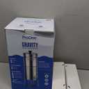 Pro One Gravity Water Filter System - NSF Certified, Removes Fluoride & Chlorine, Stainless-Steel Portable or Countertop Dispenser for Home, Camping & Travel (3 Gallon) with Two 7 Filter