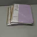 3 x 2026 Planner, Weekly and Monthly Calendar Planner from January 2026 - December 2026, 8.5" x 11" Hardcover Leather Hourly Appointment Book with Tabs, Spiral Daily Planners for College School Work Home, Purple (A4)