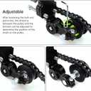 Windance Adjuster Chain Tensioner for Motorcycle Chopper ATV (Black)