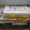 XJD 8 in 1 Toddler Slide Set, Kids Slide for Toddlers Age 1+, Toddler Climber Slide PlaySet with Basketball Hoop and Ball,Outdoor Indoor Playground for Toddlers 1-3 (Beige Grey, 8 in 1)