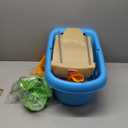 Step2 Little Helper's Shopping Cart for Kids, Play Grocery Cart, Made of Durable Plastic, for Toddlers 2+ Years Old, Blue