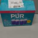 PUR Plus Faucet Mount Replacement Filter 4-Pack, Genuine PUR Water Filter for Sink Faucet, 3-in-1 Mineral Filtration, Lead Reducing, 1-Year Value, Blue (RF99994)