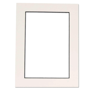 11x14 Mat for 8x12 Photo  Precut White with Black Core Picture Matboard for Frames Measuring 11 x 14 Inches  Bevel Cut Matte to Display Art Measuring 8 x 12 Inches  Acid Free ONE MAT