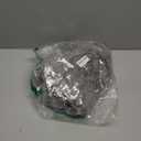 MIULEE Grey Toilet Rugs U-Shaped，Soft Absorbent Microfiber Bathroom Rugs Non Slip Quick Dry Fluffy Contour Bath Mats for Toilet Base Bathroom Floor, Machine Washable, 24 * 24 Inch