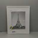 upsimples 16x20 In Picture Frame, Display Pictures 11x14 with Mat or 16 x 20 Without, Wall Hanging Poster Frame, White, 1 Pack