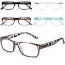Gaoye Professional Reading Glasses for All Day - Computer Readers with Blue Light Protection - Value Pack, +2.5 
