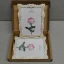 Elegant Pearl and Crystal Metal Picture Frame, White, 4 * 6in,5x7 Inch, Decorative Border, Wedding Style Photo Display, Silver Plated for Tabletop Display,2 Pack(PICTURE RANDOM) (2, 5 * 7)