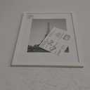 upsimples 11x14 Picture Frame, Display Pictures 8x10 with Mat or 11x14 Without Mat, Wall Hanging Photo Frame, White, 1 Pack