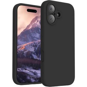 FireNova Magnetic for iPhone 17 Case, Compatible with MagSafe, [Integrated Silicone Camera Control Button] [Camera Protection] Anti-Scratch Microfiber Lining Phone Case, 6.3", Black