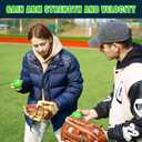 6 Pack Weighted Baseballs Set (16 oz) - Weighted Baseballs for Hitting Training & Improved Power - Pitching Training Baseball for All Skill Levels (Green)