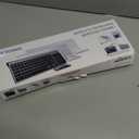 TopMate Wireless Keyboard and Mouse Ultra Slim Combo, 2.4G Silent Compact USB 2400DPI Mouse and Scissor Switch Keyboard Set with Cover, Batteries Included, for PC/Laptop/Windows/Mac - Silver White