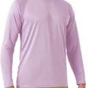 Mens UPF 50+ Rash Guard Swim Shirt Long Sleeve Moisture Wicking Quick Dry Lightweight Wrinkle-Resistant (M)