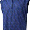M MAELREG Golf Vests For Men Dry Fit Lightweight Moisture Wicking Performance Sports Breathable Golf 1/4 Zip Pullover Men, L