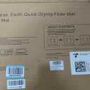THMINS 2 Pack Stone Bath Mat, 24''x16'' Stone Shower Mat