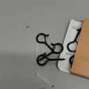 48 PCS Q-Hanger Hooks, Screw Hooks for Outdoor String Lights, Safety Buckle Design Cup Eye Hook for Hanging Christmas Lights, Plants, Wind Chimes, Mounted on Wall Ceiling, Include 1 Wing Nut Driver (Black)