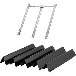 Spirit E-310 Replacement Parts 7636 Flavorizer Bars 69797 Burners for Weber Spirit II Grill Parts E310 S-310 E-320 S-320 E-330 S-330 Spirit 2 GS4 Flavor Bars Burner Covers Spirit Gas Grill Parts