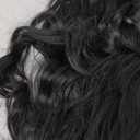 Kids Black Wig Child Long Black Wig with Bangs Girls Wavy Curly Wigs Synthetic Hair Wigs Include Cap