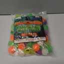 ArtCreativity Halloween Glow in the Dark Bouncing Balls, Bulk Pack of 72, 6 Halloween Theme Designs, 1.25 Inch High-Bounce Balls for Kids, Trick or Treat Giveaways, Party Favors and Goodie Bag Fillers