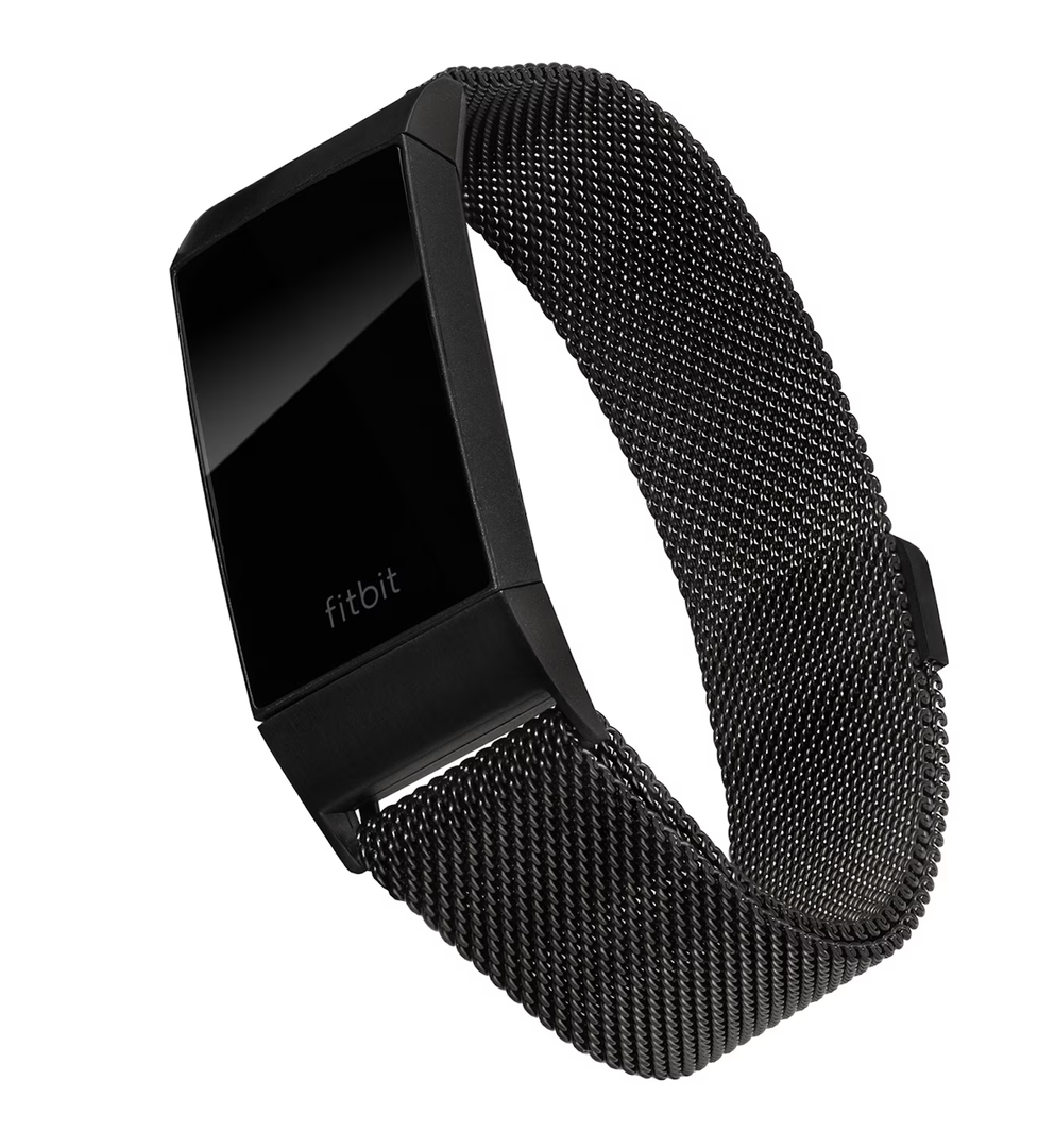 WITH it Stainless steel mesh band for use with FITBIT CHARGE 4 & CHARGE 3