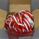 COOLWUFAN 24 Pack Christmas Candy Cane Pathway Lights, 22'' Outdoor Christmas Decorations Path Lights, Waterproof Candy Cane Yard Markers for Walkway, Lawn, Patio, Holiday Landscape Path Dcor