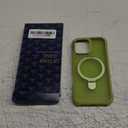 Designed for iPhone 17 Case with Magnetic Stand, [Military Drop Protection][Great Grip Feeling] Matte Translucent Back Slim Shockproof Phone Cover for iPhone 17 6.3", Green