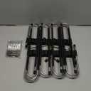 Magic Pants Hangers Space Saving - 2 Pack for Closet Multiple Layers Multifunctional Uses Rack Organizer for Trousers Scarves Slack (2 Pack with 10 Metal Clips)