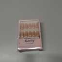 2 x evpct 6 Colors Glossy Press on Nails Short Almond for Women, Glossy Fake Nail with Kits Salon Quality Reusable Stick on Nails In 15 Sizes 180Pcs Full Cover False Nail Soft Gel Set Kit for Gift, Set01