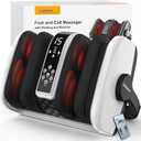 CARESKY Shiatsu Foot Massager with Heat, Deep Kneading Foot Massager for Plantar Fasciitis, Neuropathy, Circulation and Pain Relief, Foot and Calf Massage at Home/Office