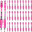 Epakh 72 Pcs Breast Cancer Awareness Pens Bulk Pink Ribbon Pens 0.5 mm Retractable Gel Ink Ballpoint Pen Pink Ribbon Roller Ball Pen Breast Cancer Awareness Accessories Fine Point Black Ink Pens