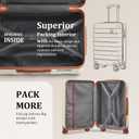 imiomo Carry on Luggage 22x14x9 Airline Approved, Hardside 20 Inch Carry-on Suitcases with Spinner Wheels and TSA Lock