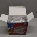 Waytiffer Loaf Pans [50 Pack] 2Lb Heavy Duty Disposable Aluminum Foil Premium Bread Tins Standard Size - 8.5" X 4.5" X 2.5" Perfect for Homemade Cakes & Breads