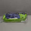 Truck Car Toys for 3, 4, 5, 6, 7, 8 Years Old Kids, Carrier Truck Race Track Toys, Foldable Transport Car Toys with 2 Foldable Race Tracks, 6 Metal Cars, Birthday Gifts for Toddler Boys Girls