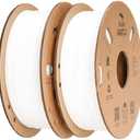 Creality Rapid PLA Filament for Ender3 V3 KE SE K1C 2Kg, 3D Printer Filament 1.75mm High Speed 300mm/s Ender Fast PLA Filament, Dimensional Accuracy +/- 0.02mm for Most FDM 3D Printers (White & White)