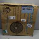 NewAir WindPro18W Wall Mount Fan | High-Velocity Industrial, Shop or Garage Fan | 3 Speed Settings | 3000 CFM | Black