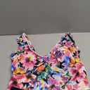 Aleumdr Womens Tankini Bathing Suit Modest Two Piece Swimsuit Ruffle V Neck Swim Tank Top with High Waisted Bottom, M