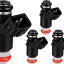 2001-2005 Fuel Injector Compatible for Acura EL, for Honda Civic 2001-2005 1.7L, Replaces 16450PLC003 16450-PLC-003(4pcs)