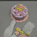 Pretend Play Food for Toddlers 2-5,Wooden Birthday Fake Cake with Candles and Numbers,Tea Party Learning Kitchen Gift Toys for Boys Girls (Cream Cake)