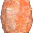 WBM Salt Lamp - USB Himalayan Salt Lamp with Touch Dimmer Control, Natural Pink Crystal, 5-7 lbs, Wooden Base, LED Bulb, Room Decor, Home Decor, Relaxation, Ambiance, Gift