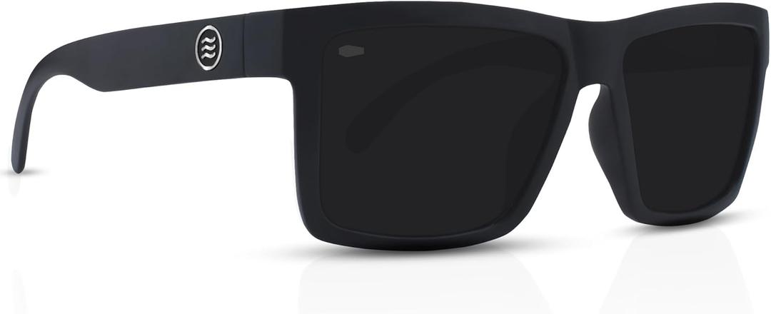 NEVEN Tombstone Mens Polarized Sunglasses - Rugged Relaxed Rectangular UV Protection Sunglasses - Cool Urban Fashion Glasses (Lowrider)