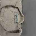 Fuinloth Women's Quilted Vest, Rib Collar Lightweight Zip Padded Gilet Beige XS