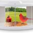 JOYSEUS Window Bird Feeder, 180 Clear View Bird Feeder, Durable and Elegant in-Window Bird Feeder for Watching Birds - Embrace The Delight of Bird Feeder.