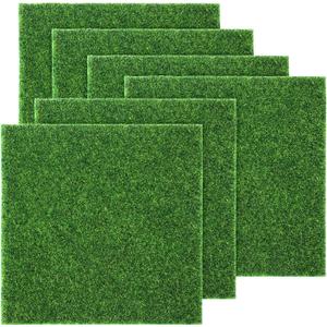 6 Pcs Fake Grass for Crafts 6 Inches Fairy Garden-Grass Artificial Grass Miniature Fake-Garden Grasses DIY-Grass Turf Decoration Fake Grasses Decor