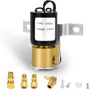UHS24 Universal Humidifier Solenoid Valve,24 Volts Humidifier Solenoid Valve Fit for Aprilaire General Honeywell Skuttle Humidifier Replacement 990-53 4040 HE220 HE225 HE260 HE265