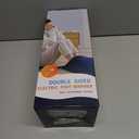 Electric Heated Foot Warmer Heating Pads with Fast Both-Side Heated Technology, 22"20", 6-Layers Heat Retention Fabric, 3 Timer Settings & 9 Heat Levels for Under Desk/Sofa/Bed, Light Gray