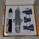 oneisall Dog Clippers & Dog Paw Trimmer 4-in-1 Cordless Grooming Kit: 2-Speed Low Noise Clippers with Rechargeable Quiet Nail Grinder for Dogs & Cats (Blue)