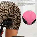 Women's 4D Padded Bike Shorts 5"/7" Riding Underwear Cycling Bicycle Road Biking Cycle Shorts for Women Zipper Pockets L