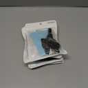 4 x Leather Badge Holder and Adjustable Retractable Lanyards, Quick Release Buckle and Safety Breakaway Lanyards with Swivel Metal Clasp for Offices, Staff, Students, Employees (1 Pack, Sa-light Blue)