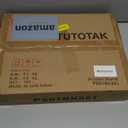 TUTOTAK 2 Tier Printer Stand, Rolling Printer Cart with Power Outlets and USB Ports, Mobile Printer Table with Wheels, for Under Desk, Office, Home, Black PS01BK001 (2 tier(15.7 x 11.8 x 15.4inchs))